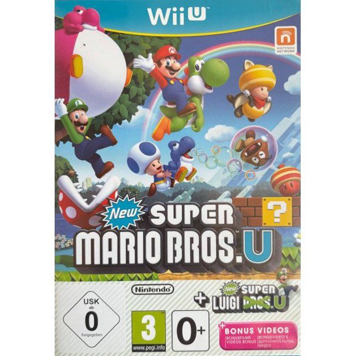 Jeu vidéo - Nintendo - Super Mario Bros U + New Super Luigi U - Bundle - 1-4 joueurs - Disque Wii U - État correct Nintendo Wii U sur Cdiscount Seconde Vie